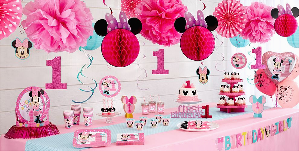 minnie mouse 1st birthday party supplies