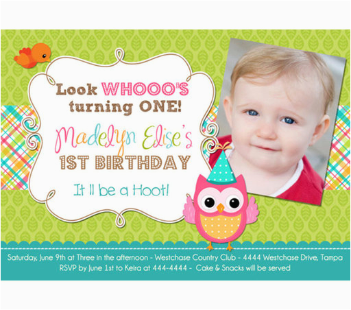 1st birthday invitations wording ideas