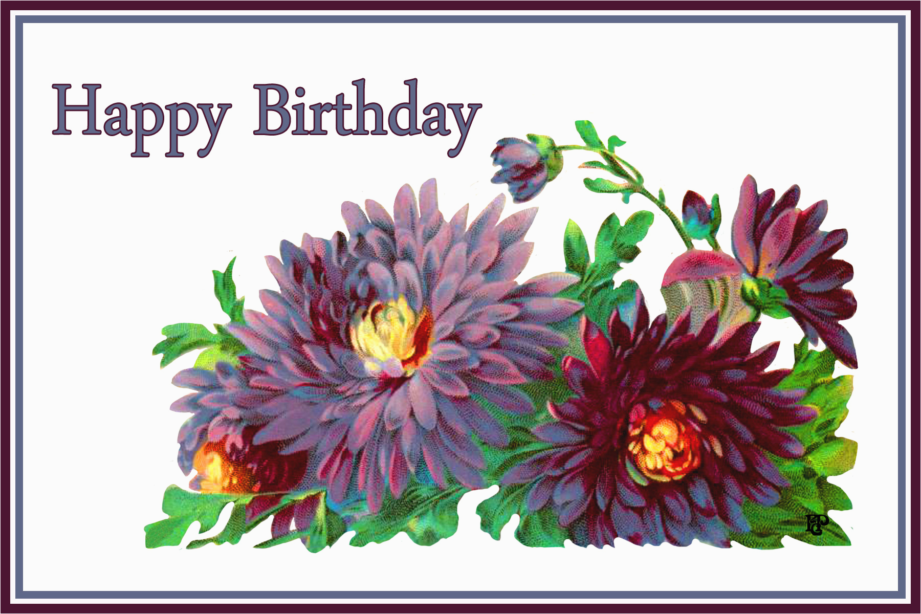 flower greeting cards for birthdays