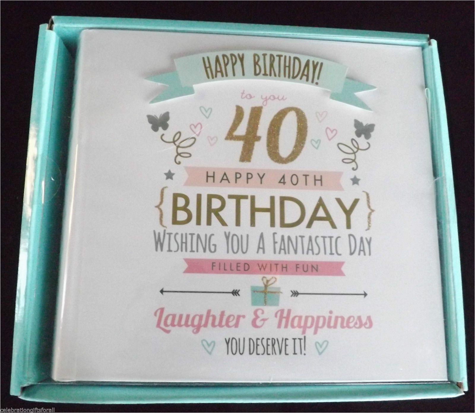 40th birthday photo album gift for her