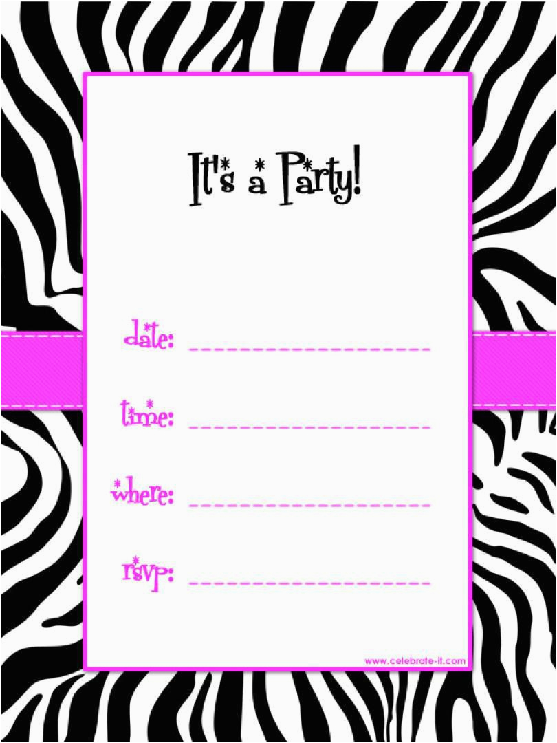 13Th Birthday Invitations Free Templates