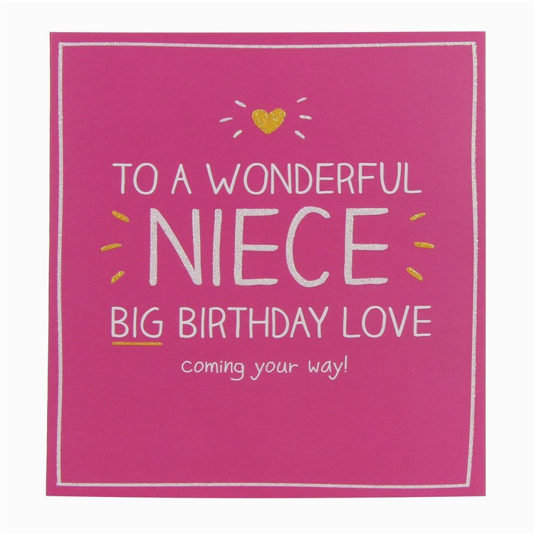 happy jackson wonderful niece birthday card