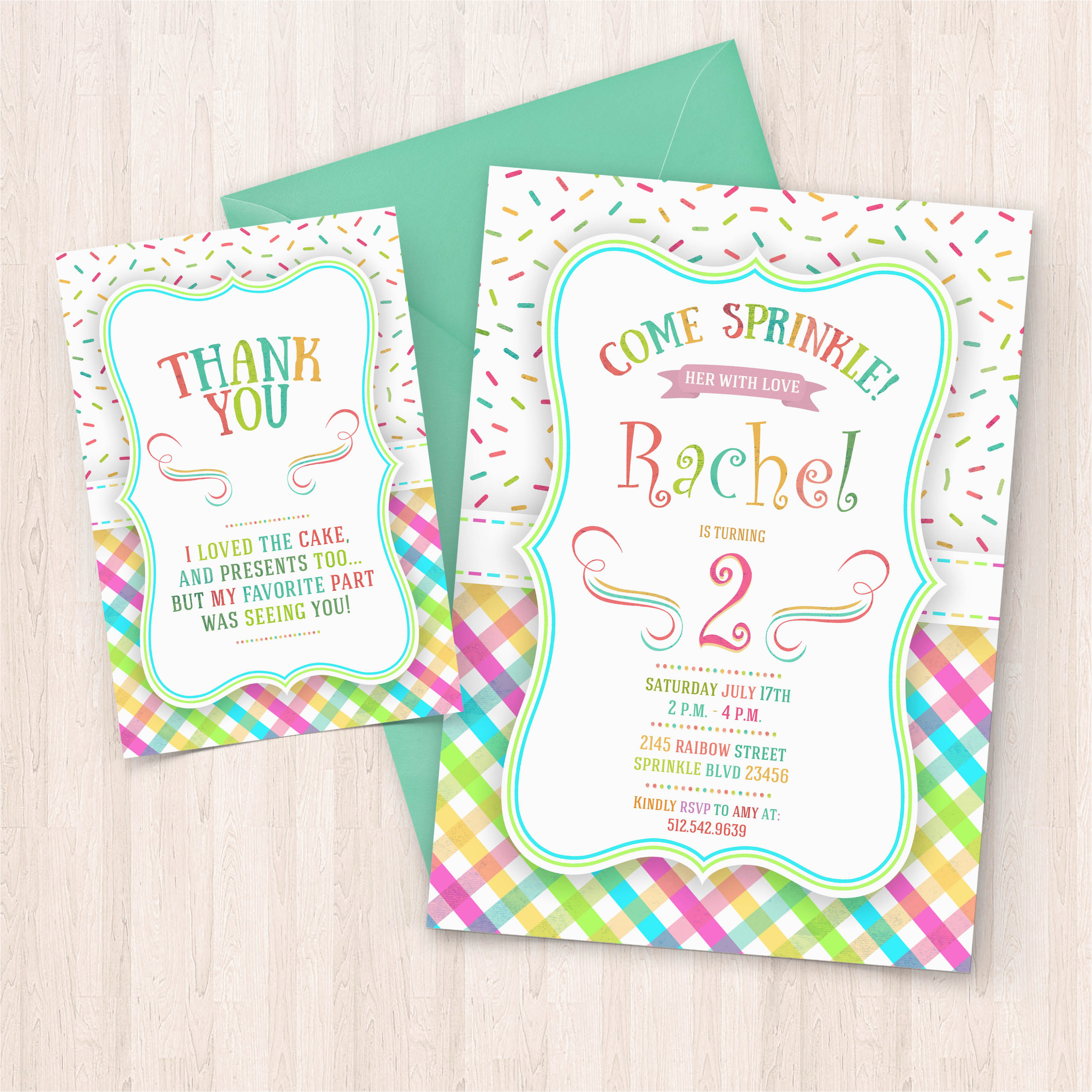 printable sprinkle birthday invitations free thank you cards to print at home