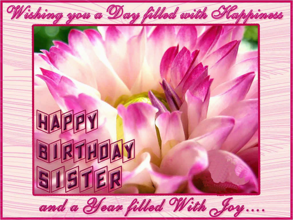 happy birthday sister greeting cards hd