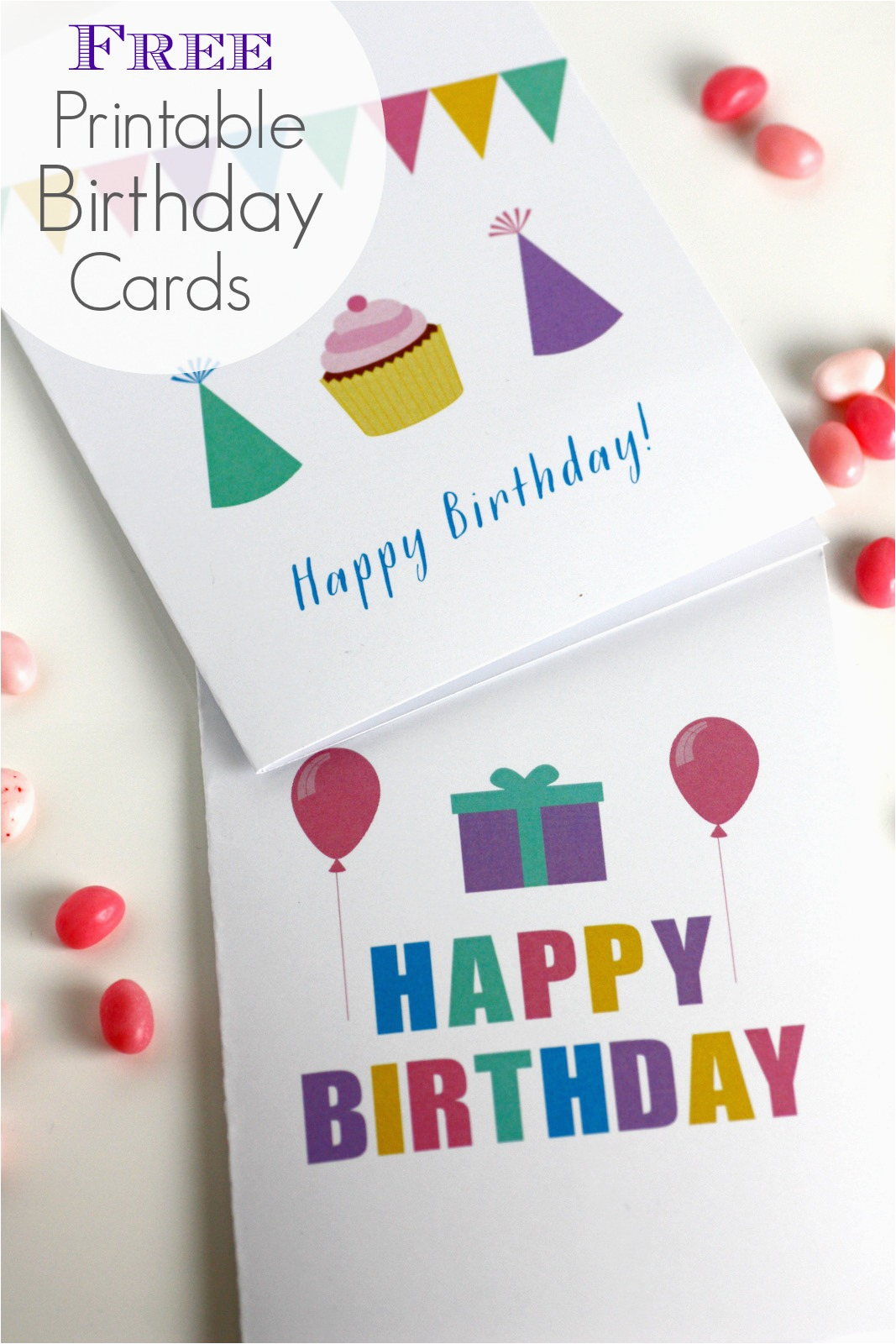 free printable blank birthday cards catch my party