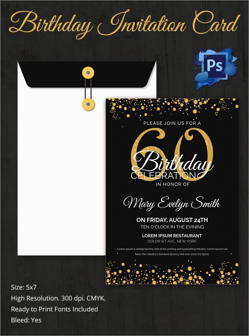 birthday celebration invitation templates