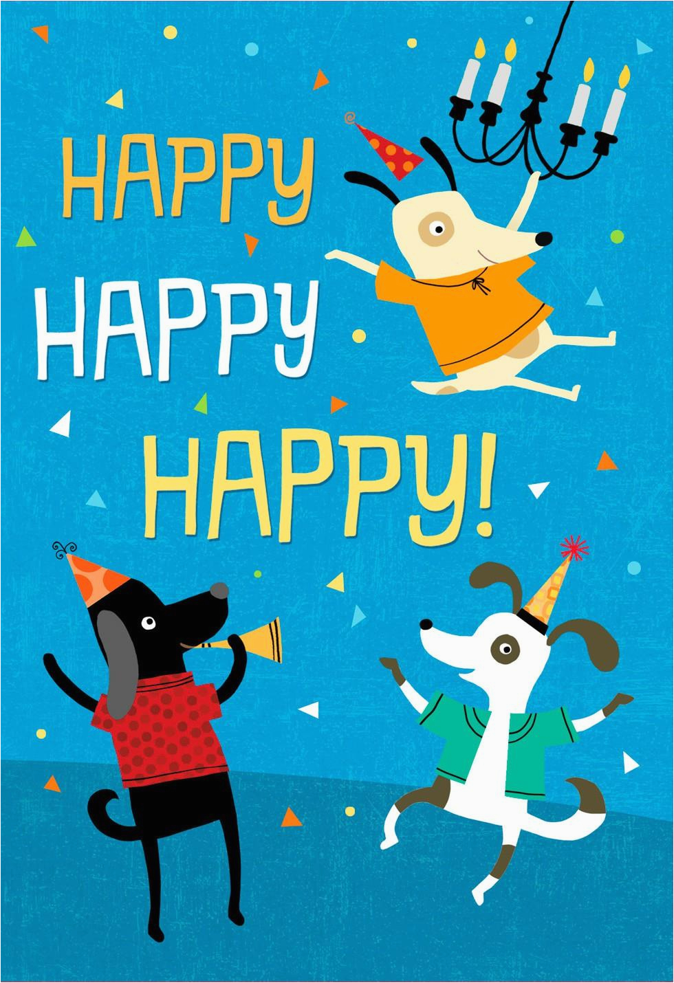 who let the dogs out musical birthday card 499jng1062