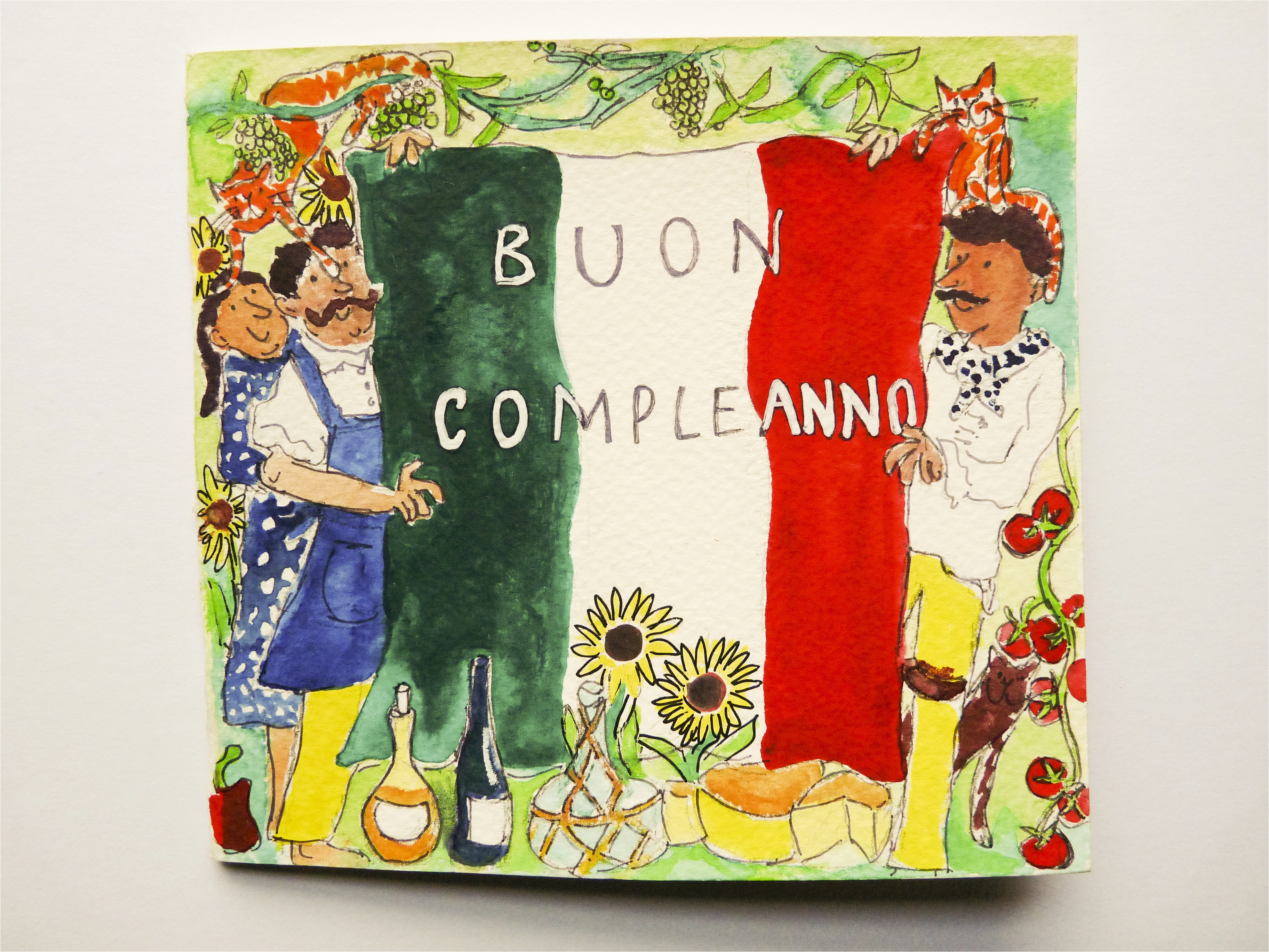 Итальянские открытки с днем рождения