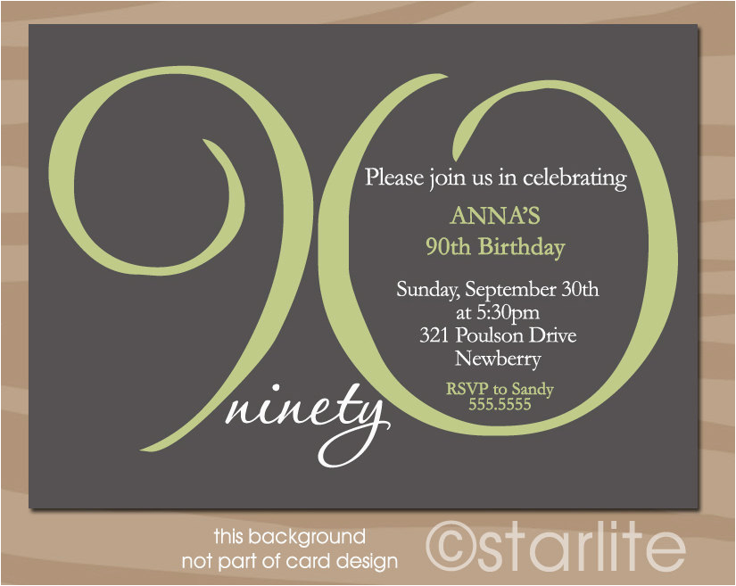 Free Printable 90th Birthday Invitations Dolanpedia Invitations Ideas 