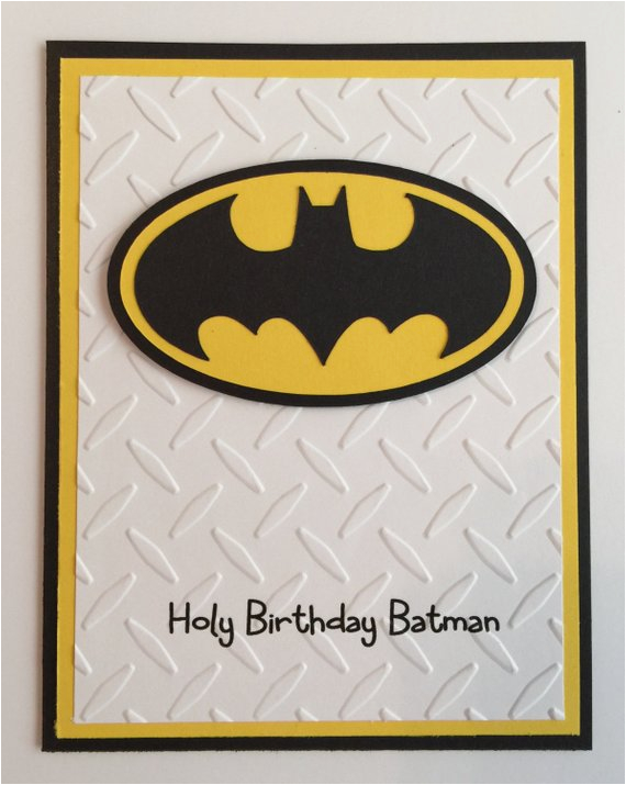 handmade batman birthday card