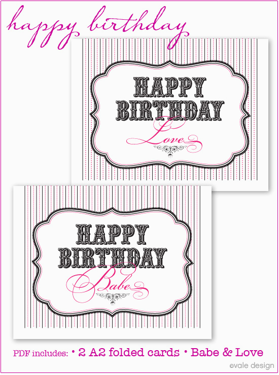 Free Printable Birthday Cards for My Husband 7 Best Images Of Happy ...