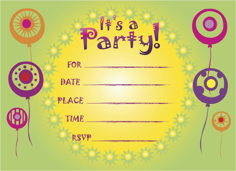 printable birthday invitations 5