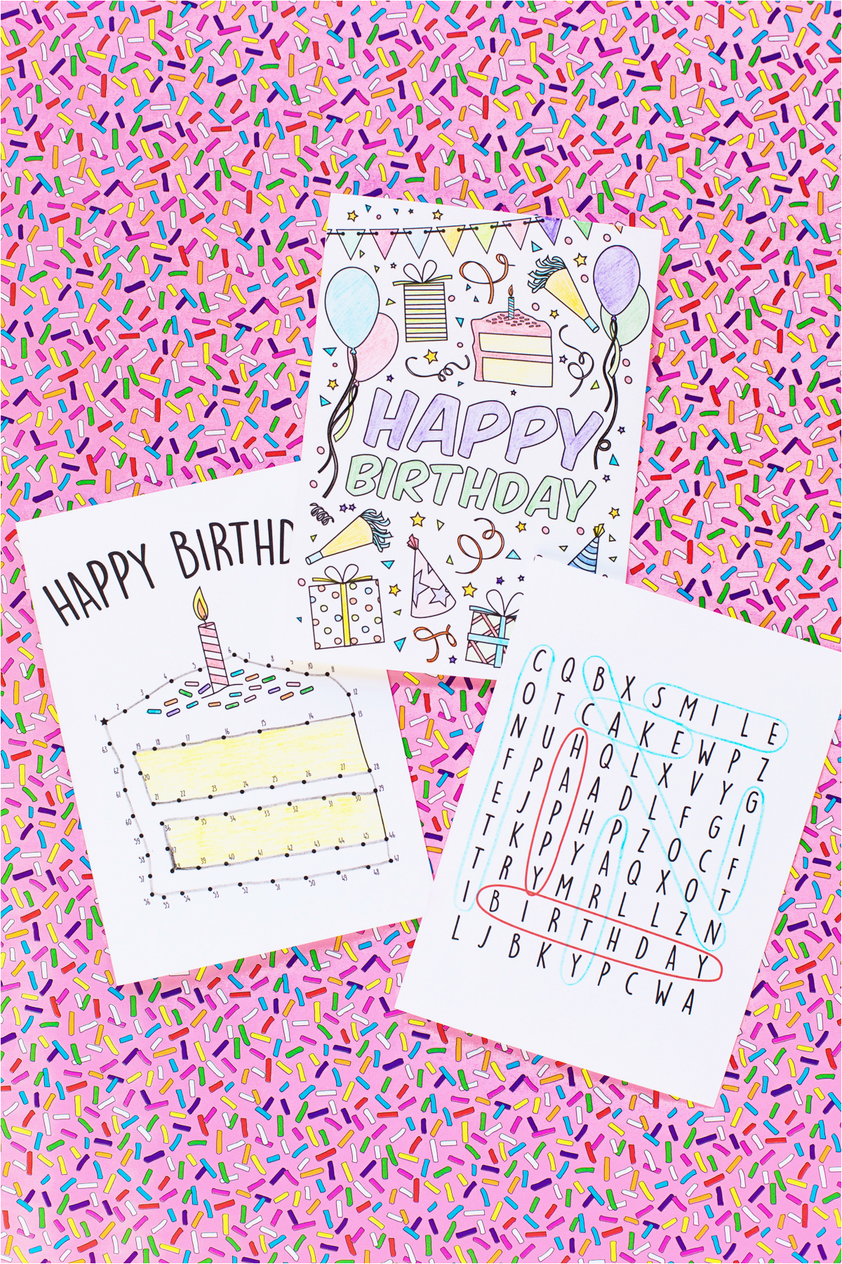 free printable birthday cards for kids studio diy