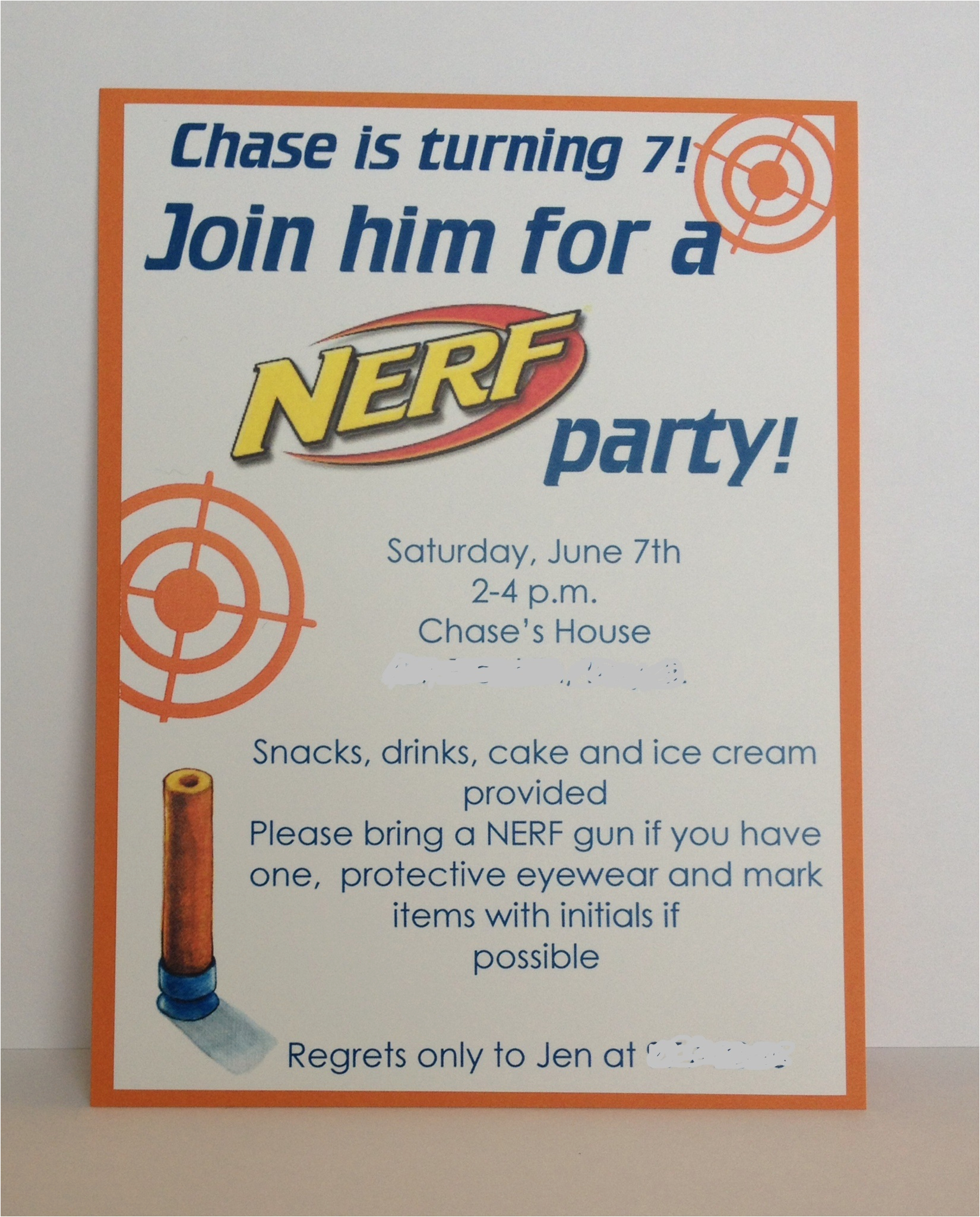 Free Printable Nerf Invitations - Printable Templates