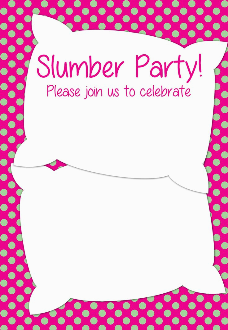 25 best ideas about slumber party invitations on