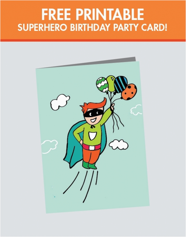 post superhero printable birthday cards 149811