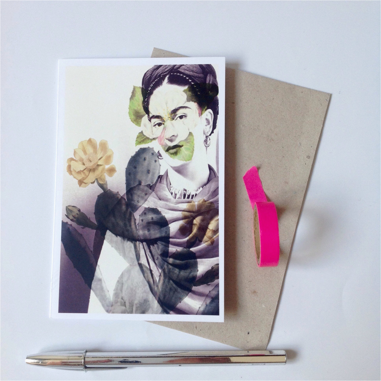 frida kahlo greeting card frida kahlo postcard blank card