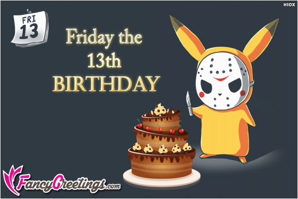 friday the 13th greetings