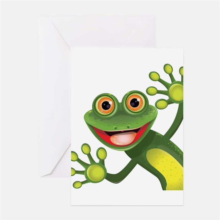 green frog greeting cards card ideas sayings designs