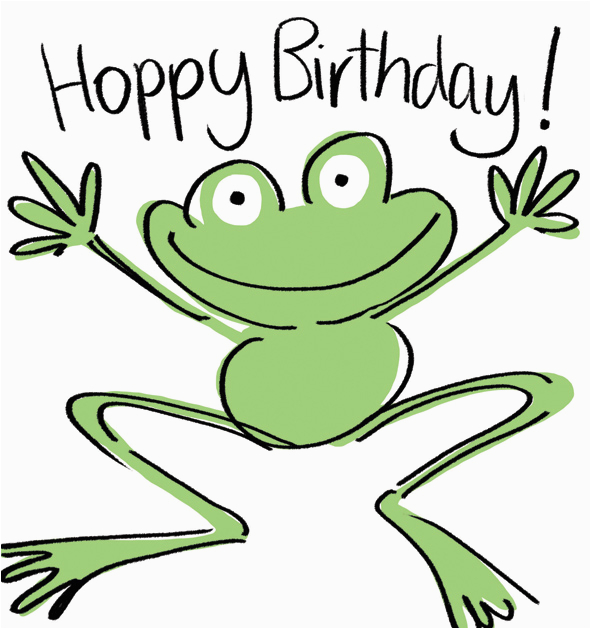 Frog Birthday Card Printable Free