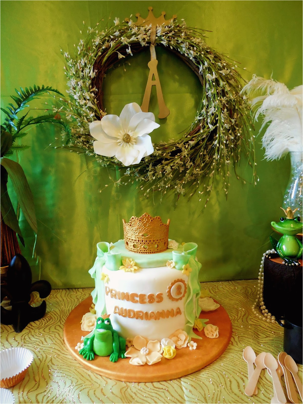 princess and frog birthday party