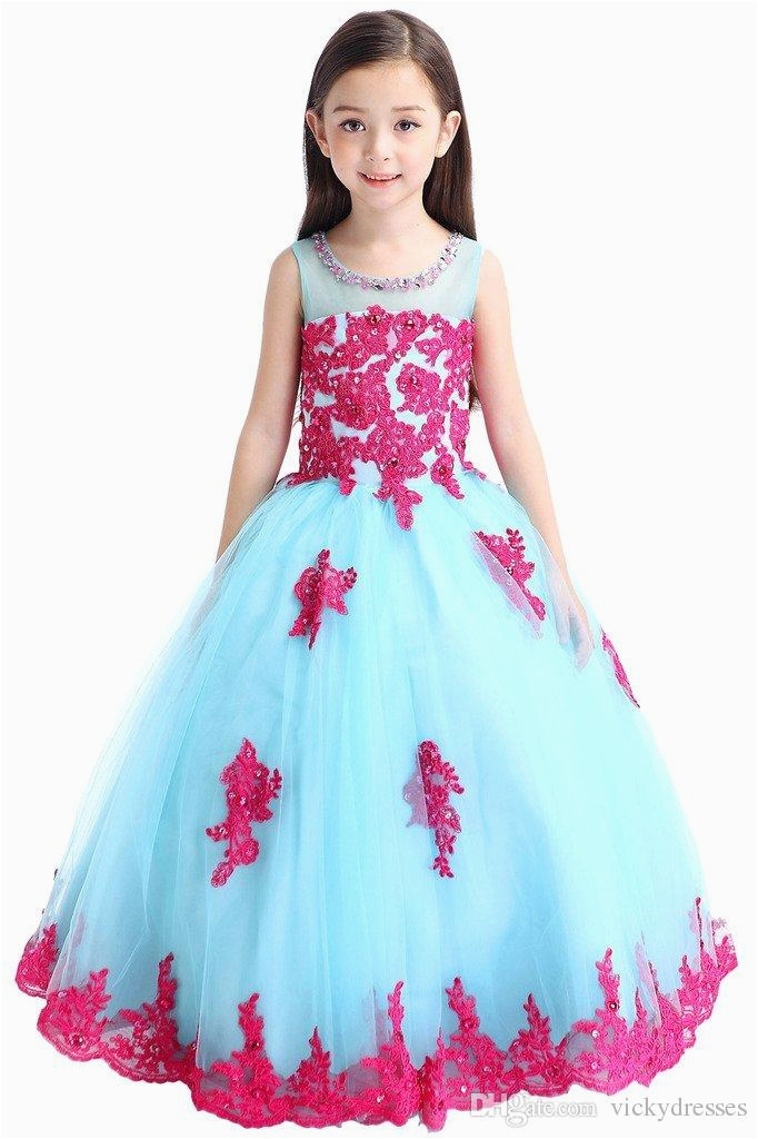 nice flower girl dresses gowns girl pageant dresses 2016