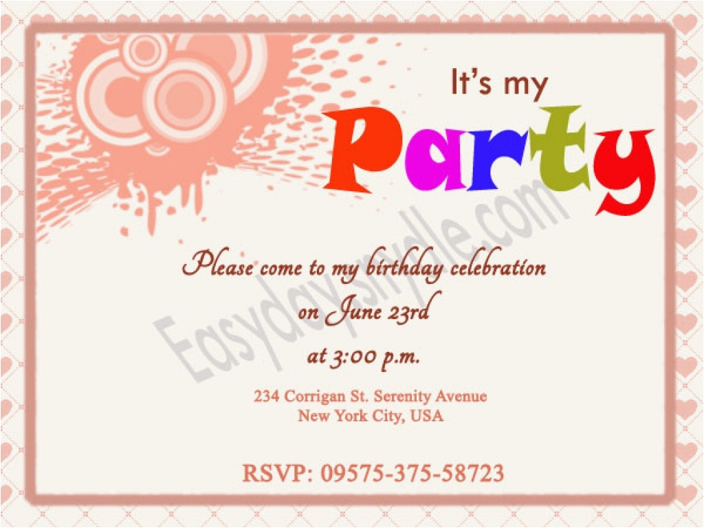 Fun Birthday Party Invitation Wording Kids Birthday Invitation Wording 