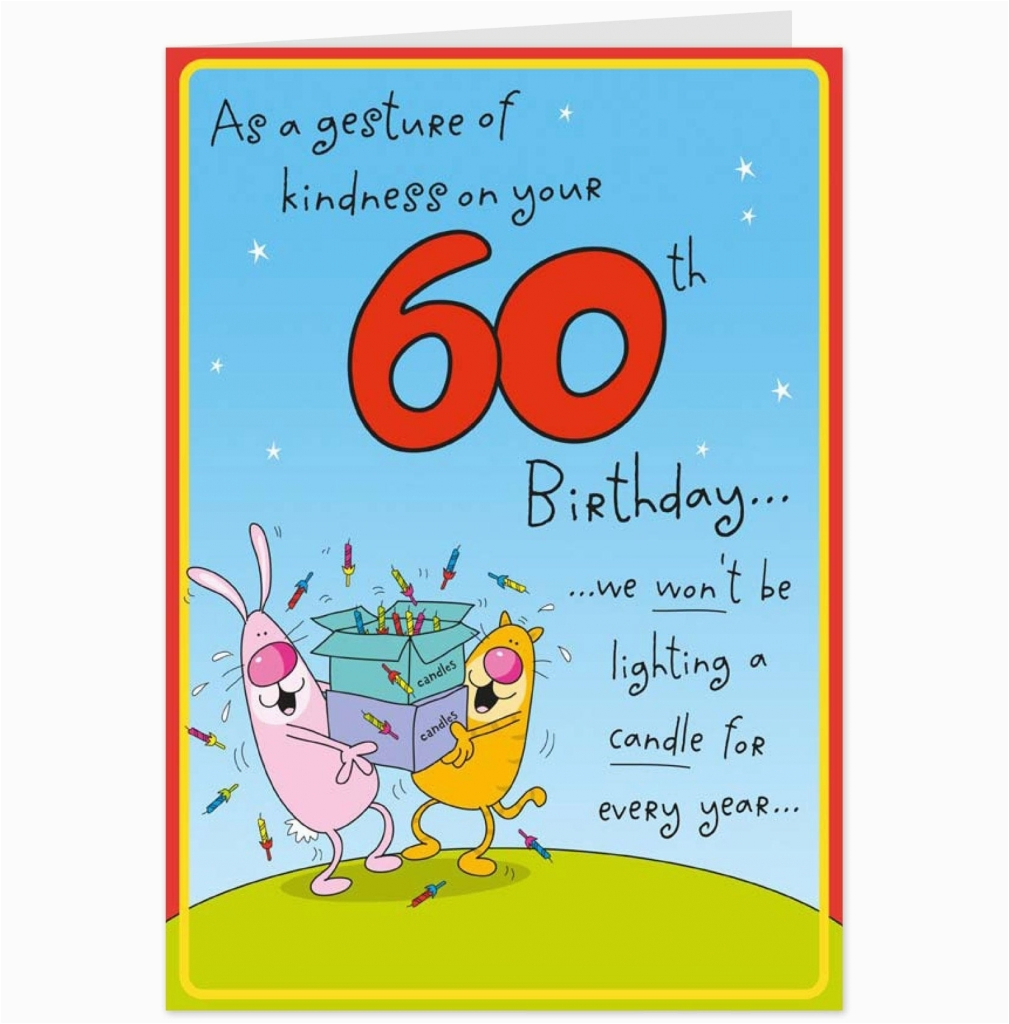 Funny 60th Birthday Card Messages - Printable Templates Free