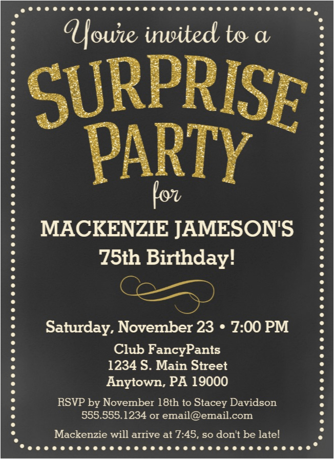 the best 75th birthday invitations and party invitation