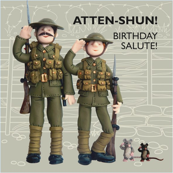 military birthday cards