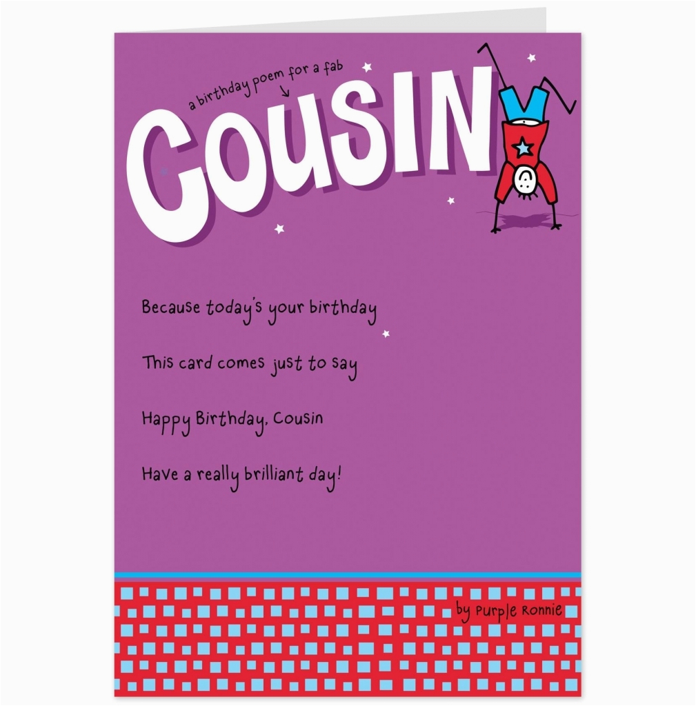 funny birthday cards for cousins card design ideas