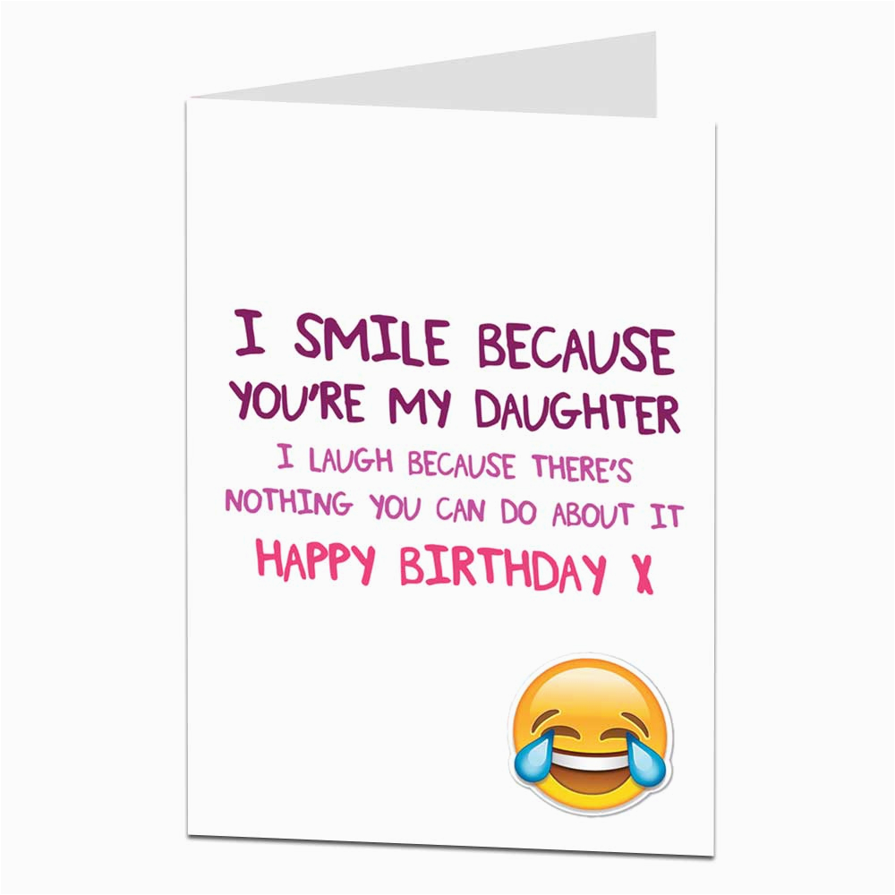my daughter birthday card