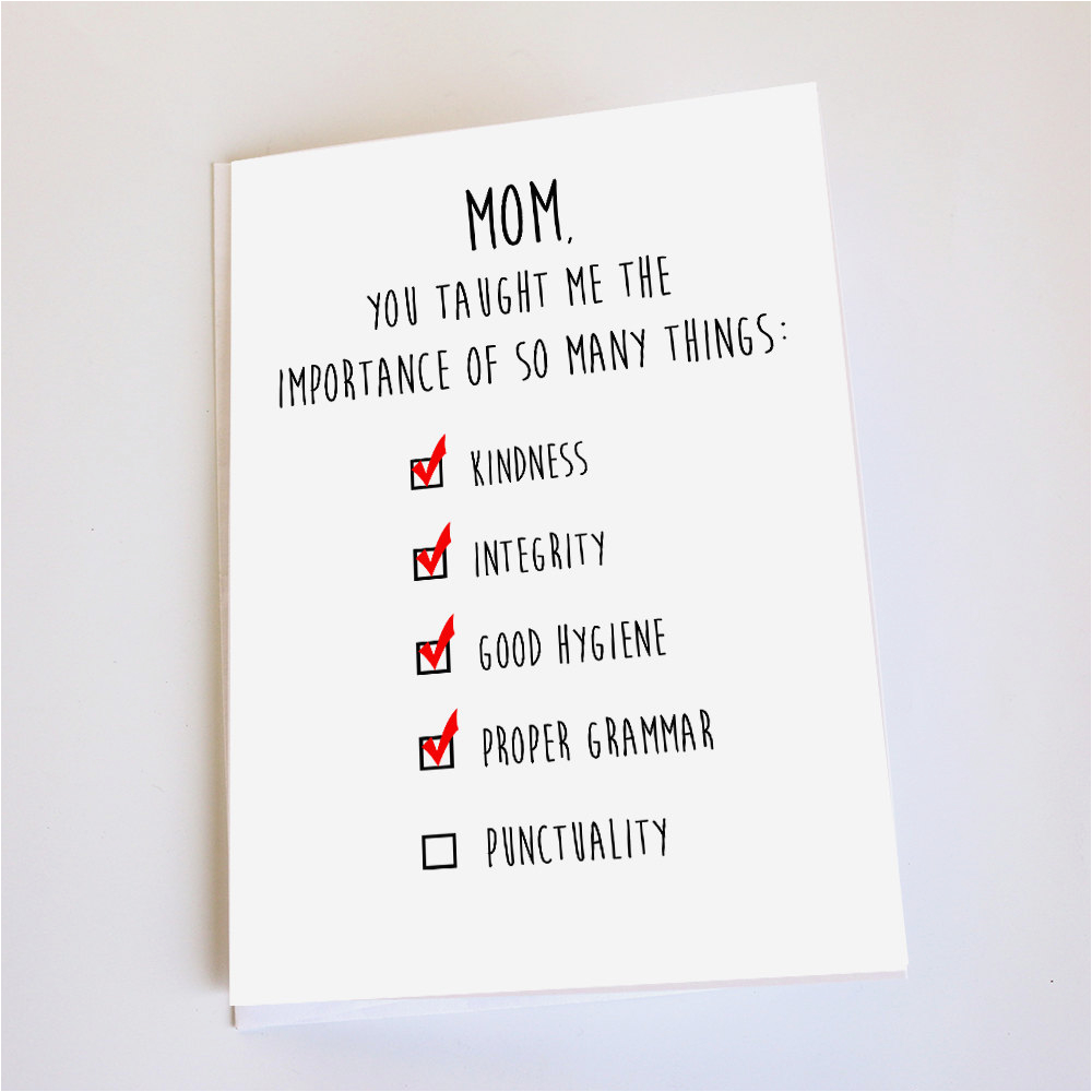 belated birthday card belated mother 39 s day card funny