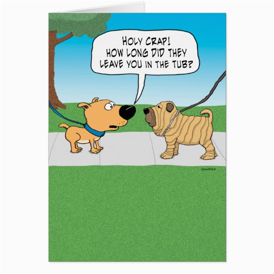 Funny Birthday Cards with Dogs Funny Wrinkly Dog Birthday Card Zazzle Co Uk