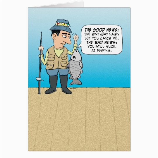 funny insulting fish birthday card zazzle com