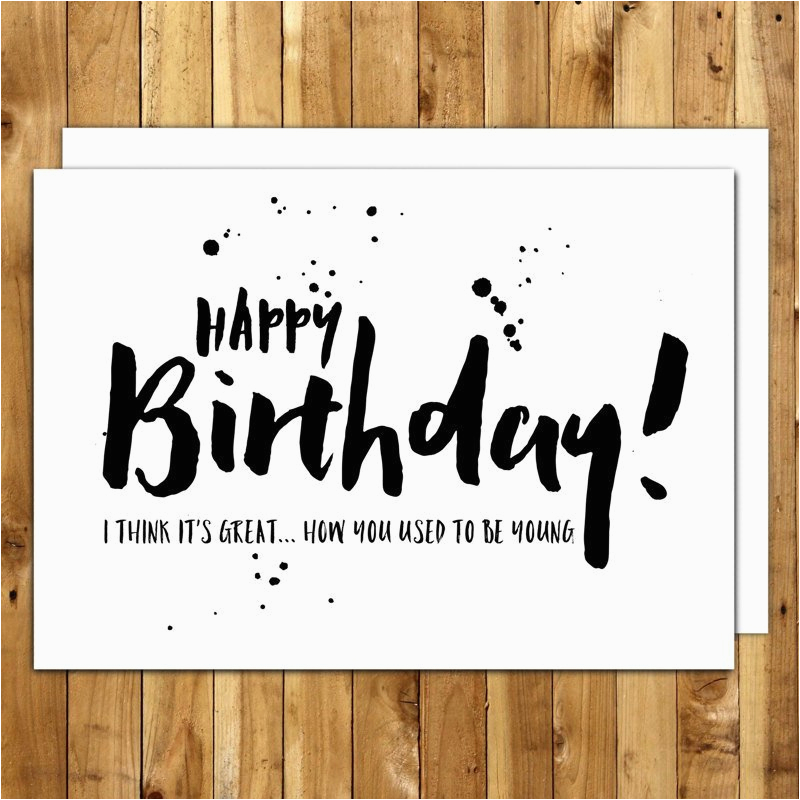 Funny Mens Birthday Cards Printable Funny Birthday Card Birthday Card for Him Birthday Card