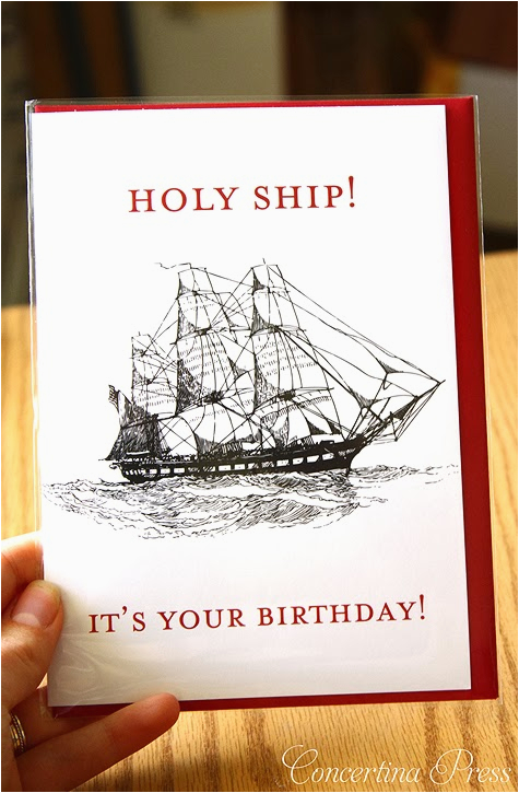 win this nautical birthday card from