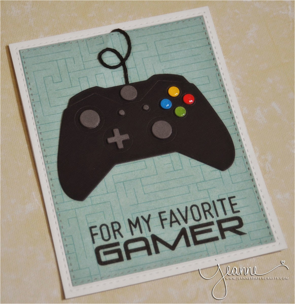 jeanne 39 s paper crafts for my favorite gamer