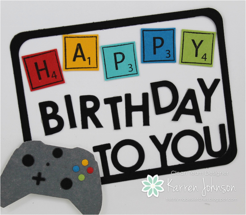 karrenj stamping stuff gamer birthday