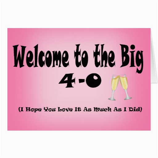 big 40th birthday cards