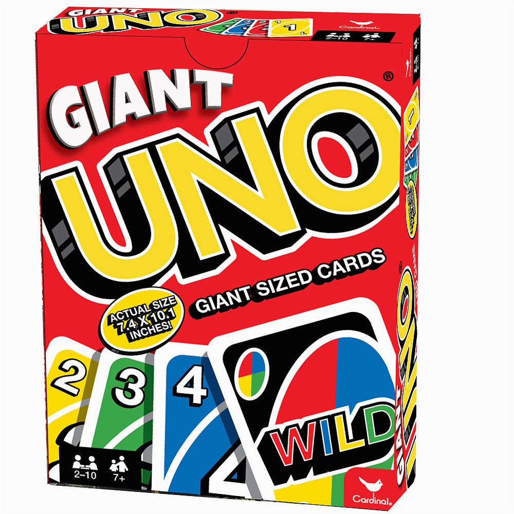 cardinal games giant uno playing cards game