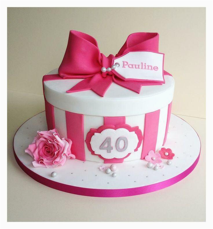 40th birthday cakes for girls a birthday cake