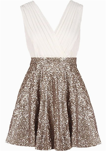 glitter empress dress gold sequin skirt bodice and ash