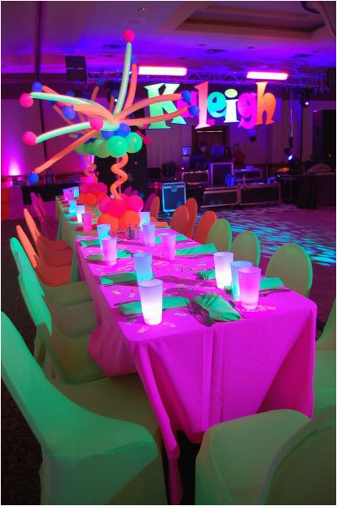 epic glow in the dark party ideas
