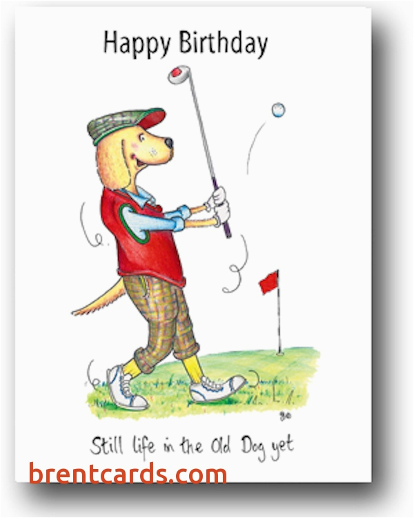 free printable golf birthday cards