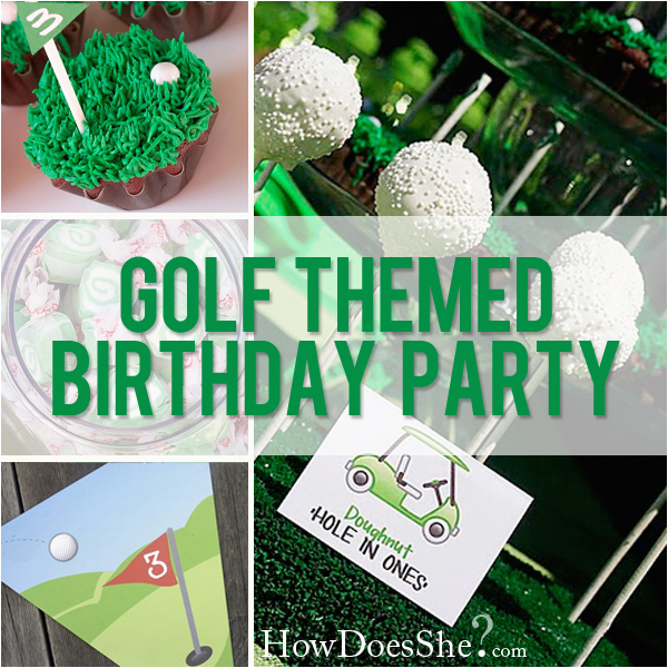 golf themed birthday party
