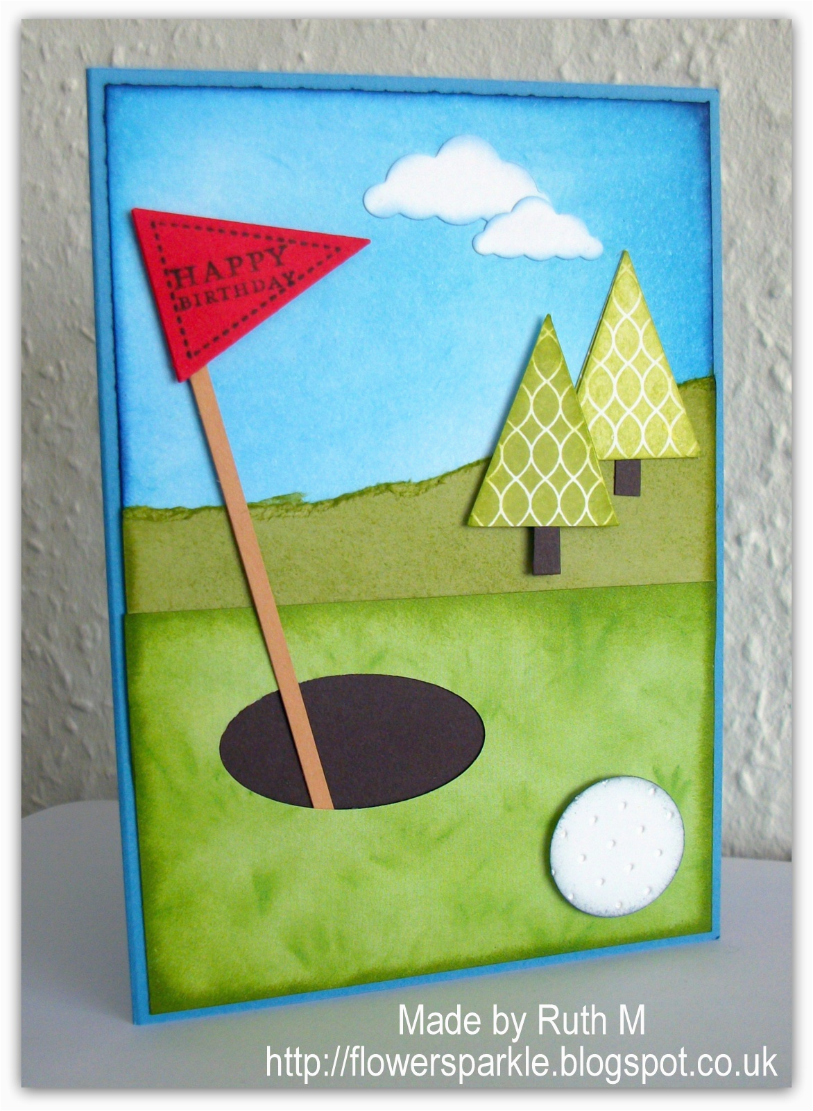 golf birthday card for brett