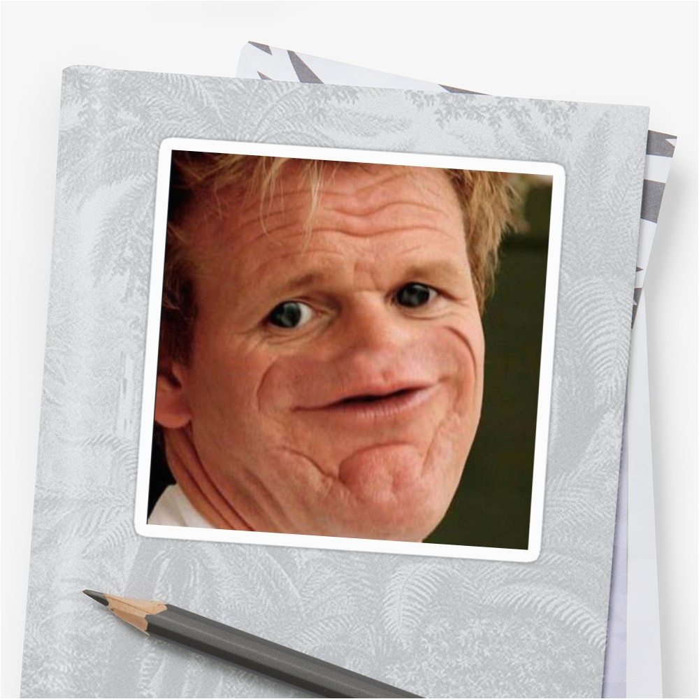 quot gordon ramsay quot stickers by balzac redbubble