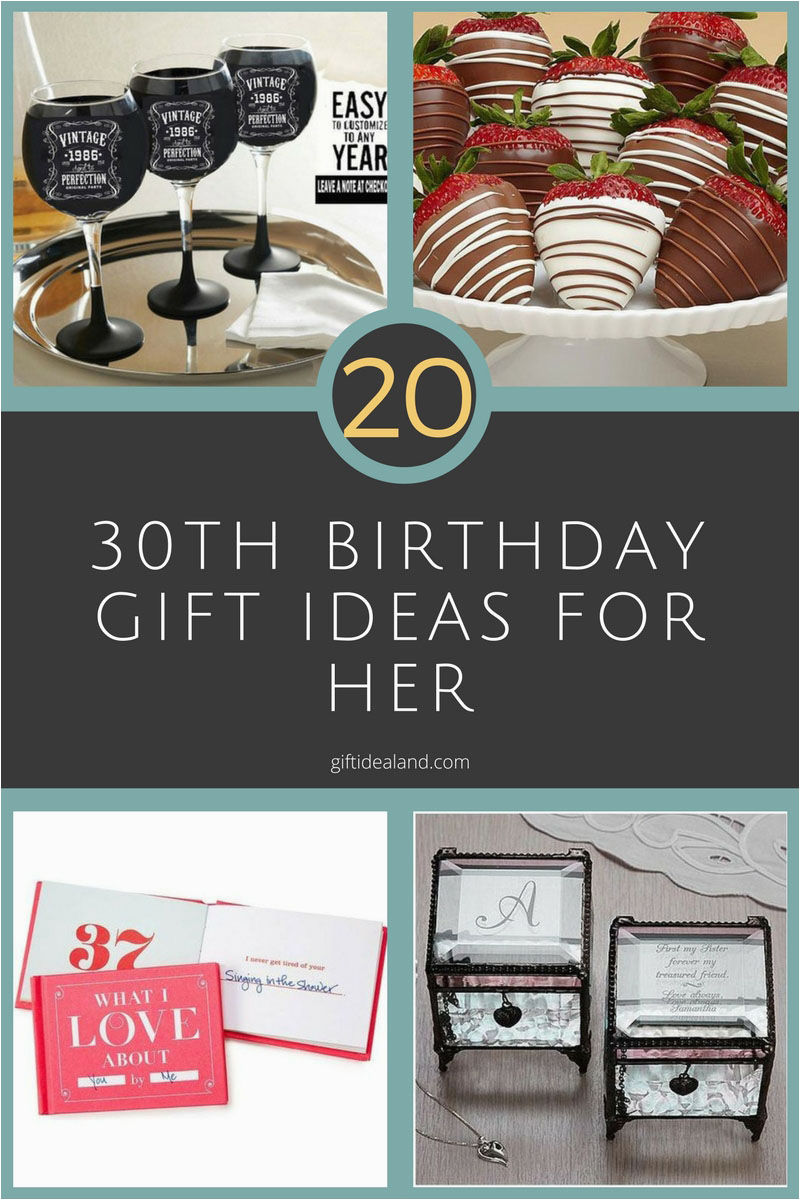 20 good 30th birthday gift ideas for women