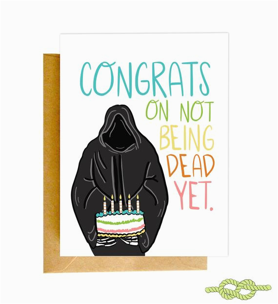 funny birthday card funny grim reaper card birthday card
